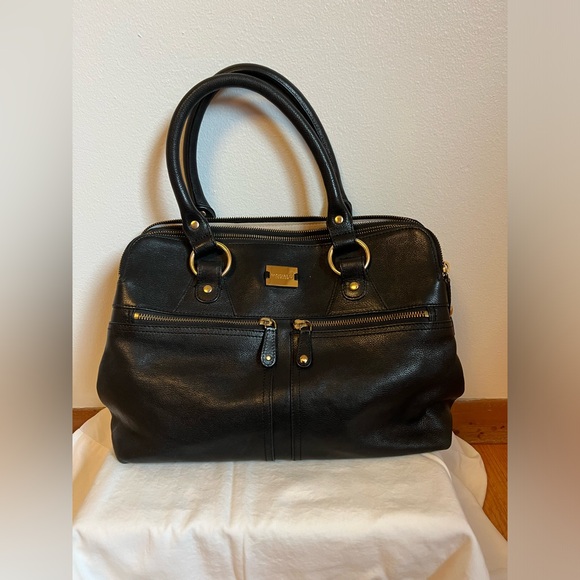 Modalu Handbags - Modalu Pippa Satchel - Black Leather